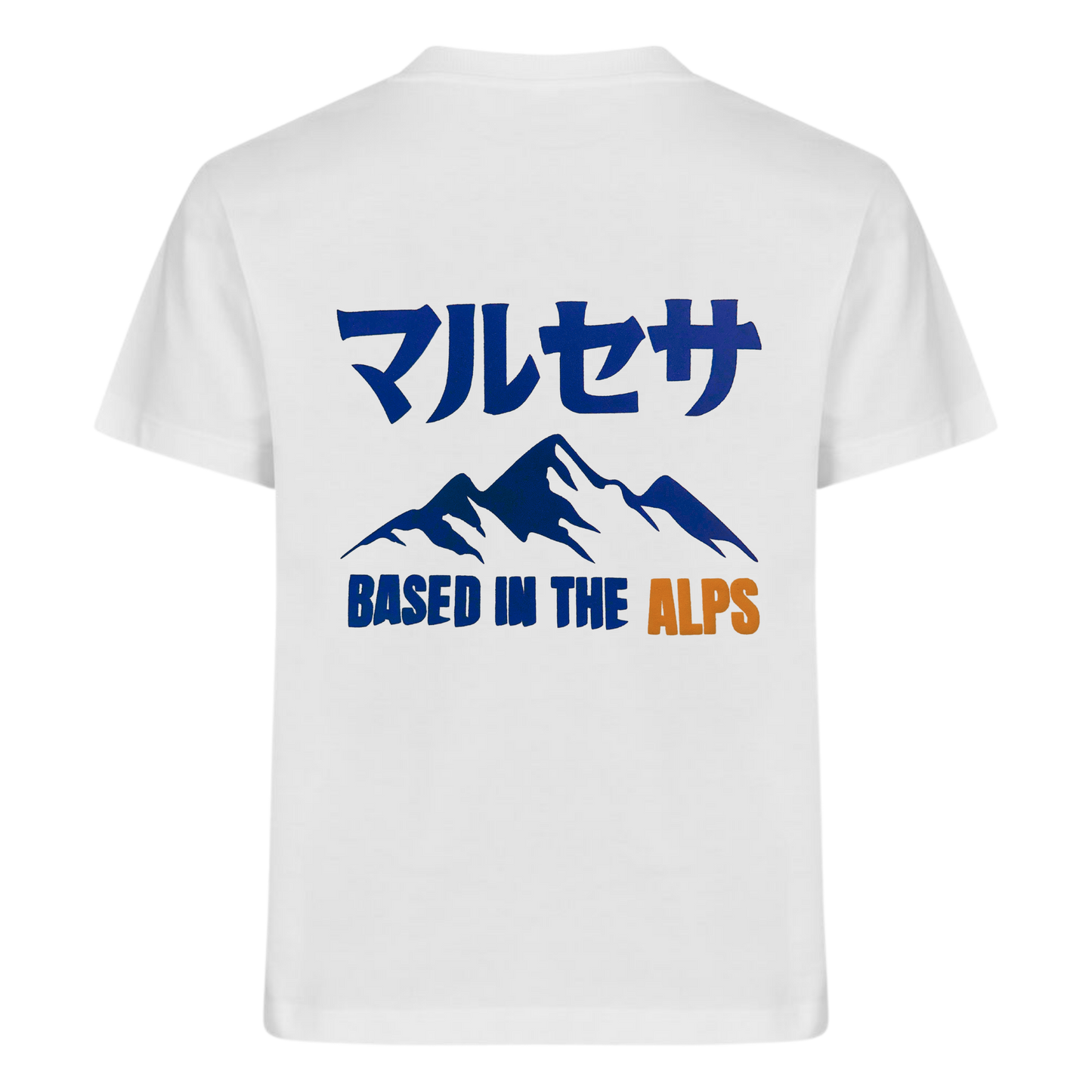 BASED ALPS TEE 3D WHITE/BLUE