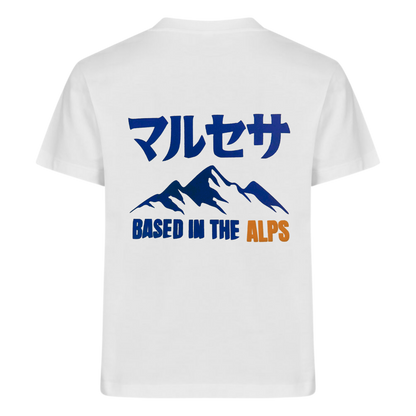 BASED ALPS TEE 3D WHITE/BLUE