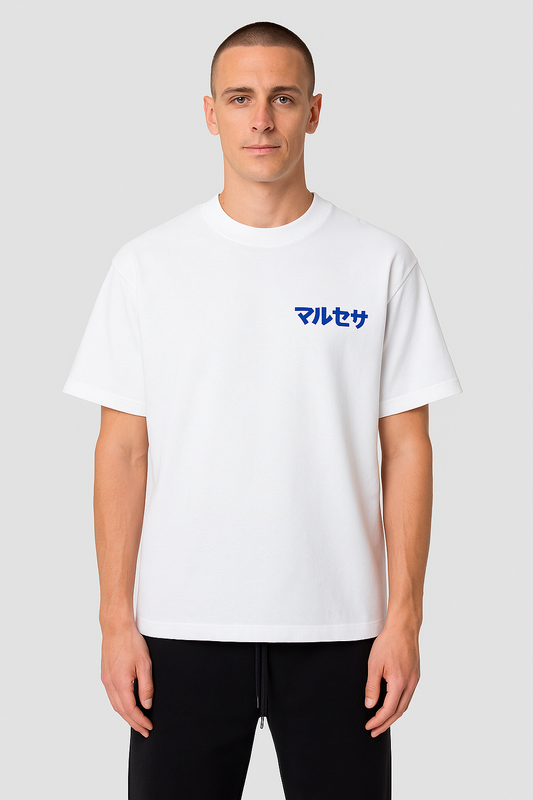 BASED ALPS TEE 3D WHITE/BLUE
